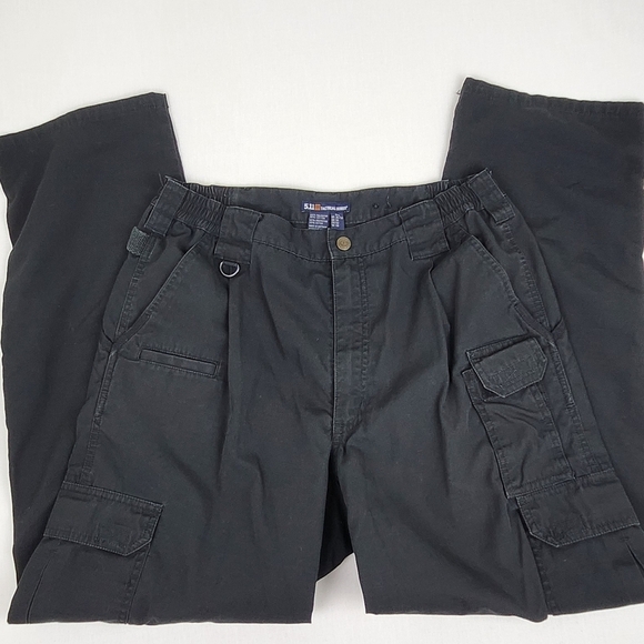 5.11 Tactical Black Utility Cargo Pants 34 × 32 - Picture 4 of 9